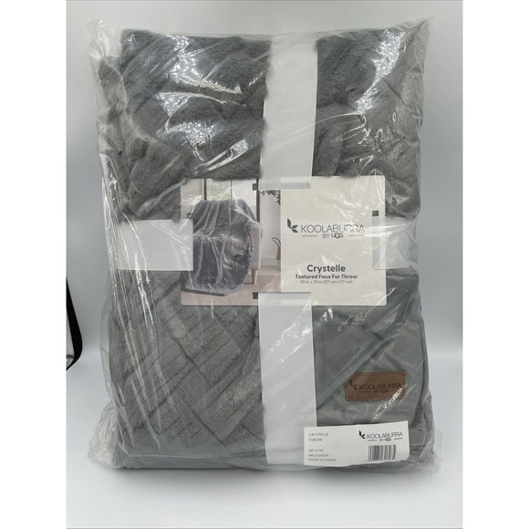 Koolaburra by UGG Crystelle Textured Faux Fur Throw 50\